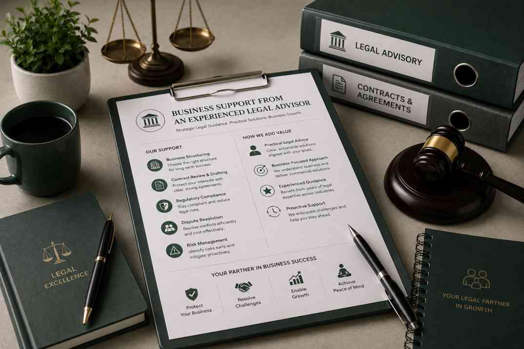 Business Support from an Experienced Legal Advisor