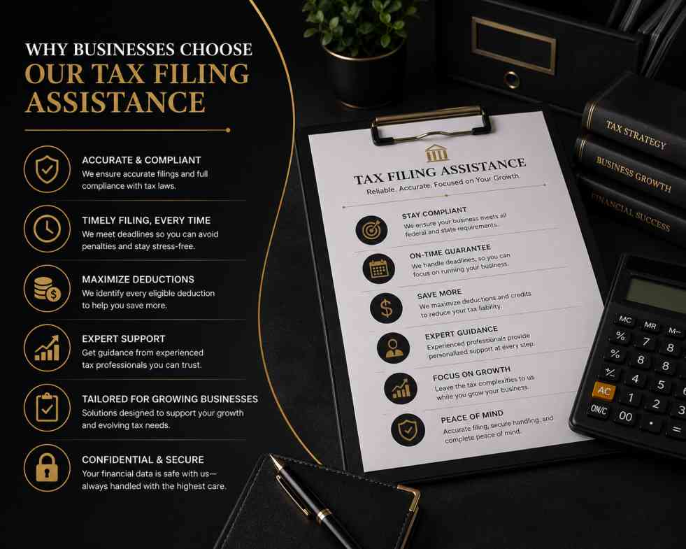 Why Businesses Choose Our Tax Filing Assistance Services