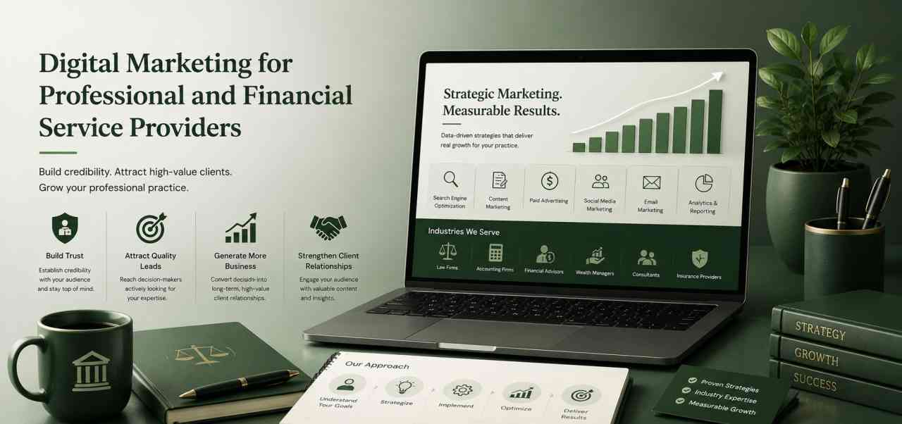 Digital Marketing for Professional and Financial Service Providers